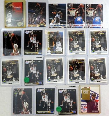 (19) SHAQUILLE O'NEAL ROOKIE CARDS plus. (14) SHAQ ROOKIES plus MORE - ALL NICE NM/EM