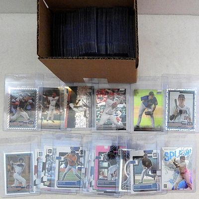 PREMIUM BASEBALL COLLECTION 2021/22/23. OPTIC DONRUSS, STADIUM CLUB CHROME, PANINI & MORE - 