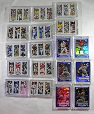 (18) PREMIUM BASEBALL CARDS. 2022 TOPPS TRIPLE PLAY & OPENING DAY LOT