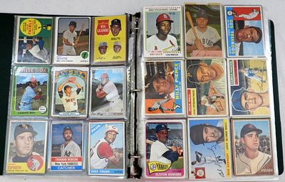 840+ SPORTS CARD ALBUM - LOADED!!. 1950s, 60s, 70s & MORE - THIS ALBUM IS LOADED WITH STAR CARDS 