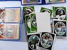 (3) NFL TRADER WALLET SUNOCO 1972 LOT. APPROX 150 SMALL SIZE FOOTBALL CARDS from 1972 SUNOCO - Image - 2