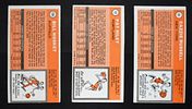 (3) TOPPS 70-71 BASKETBALL STAR CARDS. ALL VG CONDITION, BILL HOSKET, PAT RILEY, CAZZIE RUSSELLImage - 1