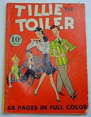 DELL TILLIE THE TOILER No 15 GOLDEN AGE. FOUR COLOR COMIC 1st SERIES
