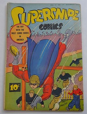 43 SUPERSNIPE COMICS # 12 STREET & SMITH. GOOD or BETTER