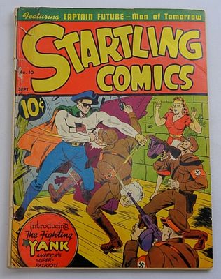 1941 STARTLING COMICS No 10. FEATURING CAPTAIN FUTURE