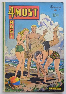 1946 4MOST VOL 5 NO 2 NOVELTY PRESS. GOLDEN AGE COMIC