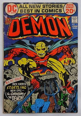 1972 DC COMICS #1 THE DEMON. VG