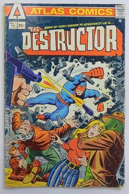 1975 ATLAS COMICS #1 THE DESTRUCTOR. GOOD