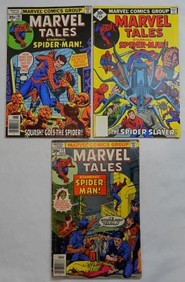(3) MARVEL TALES SPIDER-MAN LOT. #77, #84, #85 - ALL NICE VG or BETTER
