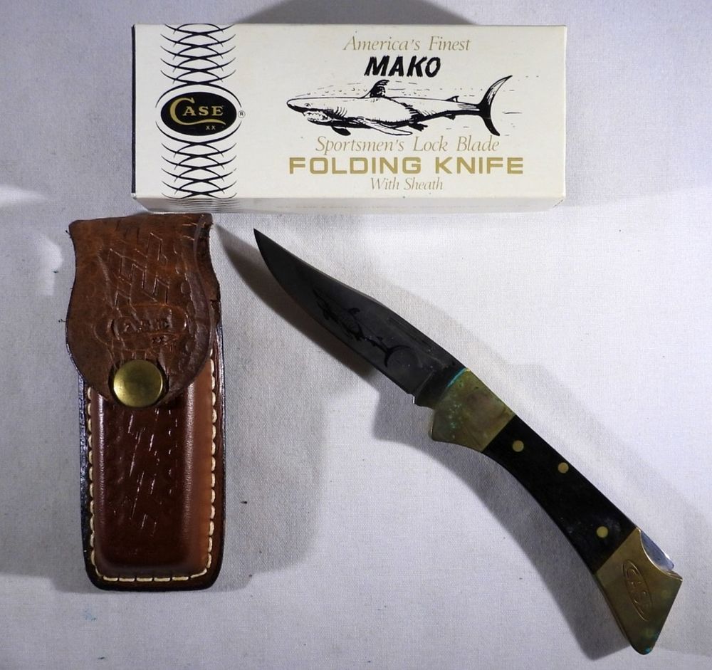 CASE XX MAKO SPORTSMAN FOLDING KNIFE. LIKE NEW In BOX, PRE-OWNED VINTAGE