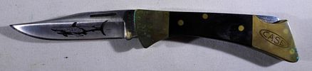 CASE XX MAKO SPORTSMAN FOLDING KNIFE. LIKE NEW In BOX, PRE-OWNED VINTAGEImage - 1