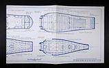 STAR TREK BLUEPRINTS U.S.S. ENTERPRISE. COMPLETE SET of 12 - EACH BLUEPRINT MEASURES 9" x 30" in Image - 2