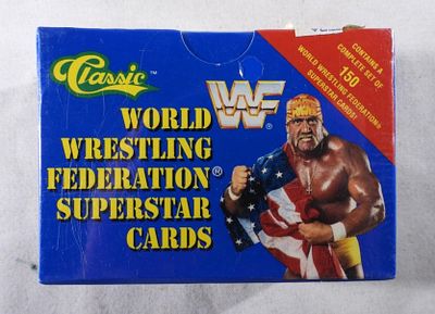 1991 CLASSIC WRESTLING SET FACTORY SEAL. 150 CARDS w/HOGAN, UNDERTAKER & MORE - FACTORY SEALED SET