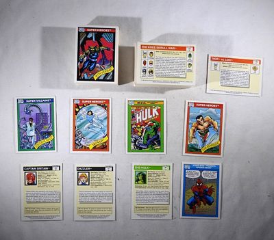 (120) 1990 MARVEL SER I TRADING CARDS. ALL DIFFERENT - NICE NM/MT