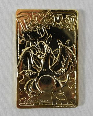 POKEMON 23kt GOLD CARD #06 CHARIZARD. WITH CERTIFICATE OF AUTHENTICITY
