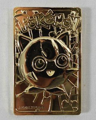 POKEMON 23kt GOLD CARD #39 JIGGLYPUFF. WITH CERTIFICATE OF AUTHENTICITY