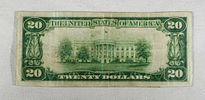 $20 NATIONAL CURRENCY CHAMPAIGN, IL. 1929 NATIONAL CURRENCY NOTEImage - 1