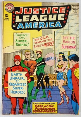 1964 JUSTICE LEAGUE OF AMERICA #28. VG