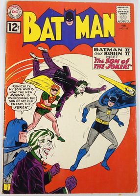 1962 BATMAN #145 DC COMICS. THE SON OF THE JOKER - VG