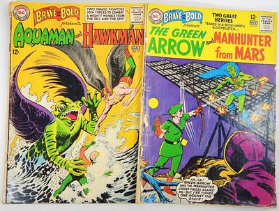 (2) 1964 DC BRAVE AND THE BOLD COMICS. #50 FAIR & #51 GOOD