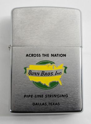 '66 UNFIRED PAT. 2517191 ADVERTISING ZIPPO. IN A ZIPPO BOX, 1966, PAT.2517191 AND INSERT MATCHES