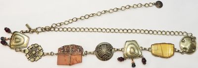 Chico's Belt. Chunky chain. Bronze tone