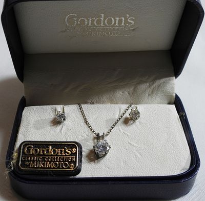 Necklace and Matching Earrings. Like new in the box