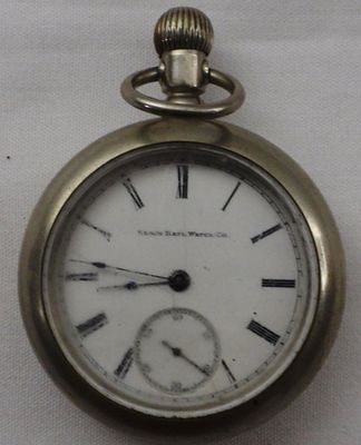 1880s Elgin Pocket Watch. circa 1880s, Elgin National Watch Co., Silverode, #2858650, watches 