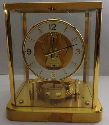 Jaeger-LeCoultre Atmos Clock Running. The clock is in running condition. The serial number is 