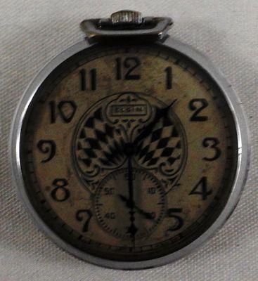 1930s Elgin Pocket Watch. silver-tone, 1930s, movement #36150227, watches are not verified 