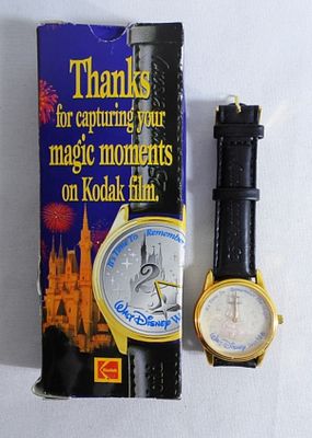 Walt Disney World 25th Anniversary Watch. Made by Kodak. In its original box. Still new. 