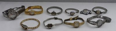 (10) Ladies' Name Brand Watches. Watches are not verified, authenticated, or tested in running 