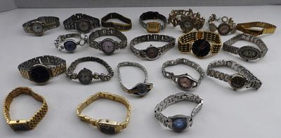 (20) Women's Watches. Watches are not verified, authenticated, or tested in running condition 