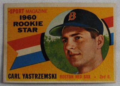 1960 Rookie Star Carl Yastrzemski. TOPPS #148, Sport Magazine 1960 Rookie Star Carl Yastrzemski, vg