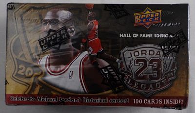 Michael Jordan Hall Upper Deck Sealed Box. Hall of Fame Edition, Jordan Legacy 2009, 100 cards 