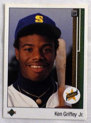Ken Griffey Jr. Rookie Card Upper Deck. Upper Deck #1, vg