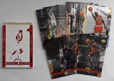 Greater Heights Michael Jordan. In box 10 cards