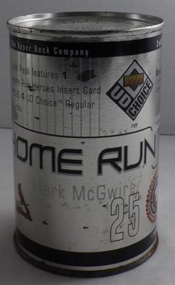 Homerun Hero Mark McGwire Can. Still sealed
