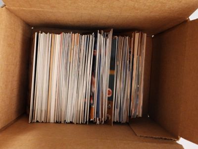 200 Mixed Baseball Cards. Unsorted, ungraded, various years, may have duplicates