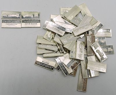52 Classic Car Sterling Silver Bars. 52 Classic Car sterling silver bars. Each bar weighs 1.7 
