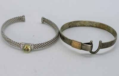 St Croix Hook 925 Bracelet & Other Bracelet. St Croix Hook sterling bracelet marked "Sonya 