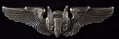 WWII Aerial Gunner's Badge. U.S.A.A.F. Aerial Gunner's Badge Sterling DWT 5.7