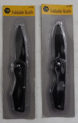 Two Tuff Work Folding Knives. Still in original packages