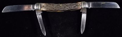 Kentucky Colonel Four-Blade Pocket Knife. Used.