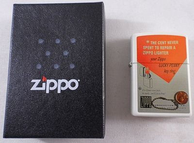 "The Cent Never Spent To Repair A Zippo Lighter". Sealed, in a box. 2012 "The Cent Never Spent 