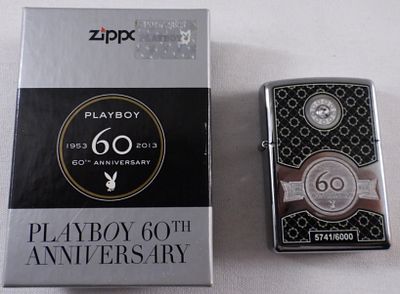 60th Anniversary Edition Playboy Zippo Sealed. 5741-6000, 1953-2013 60th Anniversary. In its 