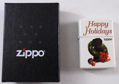 Happy Holidays Zippo 2012 Sealed. 2012, in a box. Sealed