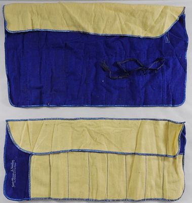 (2) Silver Tea Spoon Cloth Warp Covers. To store your silver properly.