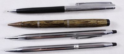 (4) Mechanical Pencils Including Cross. Visit us on Facebook!