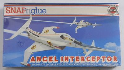 Airfix Sealed Model Kit Angel Interceptor. Snap-n-glue, made in France, sealed box